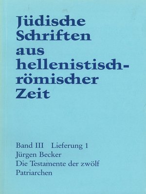 cover image of Die Testamente der zwölf Patriarchen